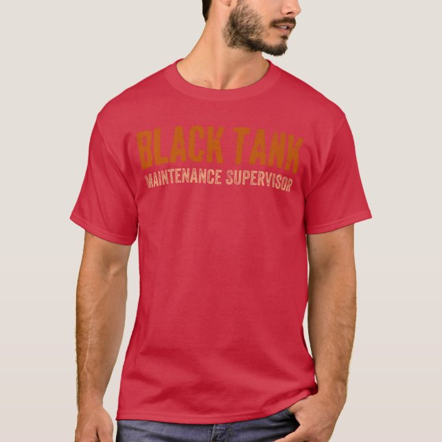 Svart Tank Underhållschef Roliga Pappors Dag T Shirt (Framsida)
