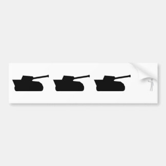 svart tanksymbol bildekal