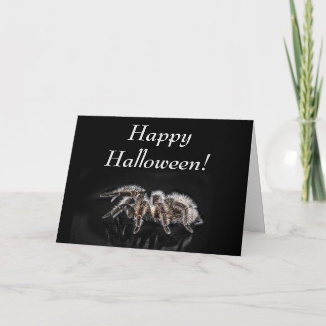 SVART TARANTEL, HALLOWEEN, TOM KORT (Framsida)