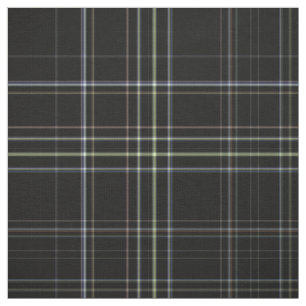 Svart Tartan Tyg
