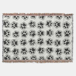 Svart Tassar, Hund, Tassar, Katt Tassar, kontur Filt