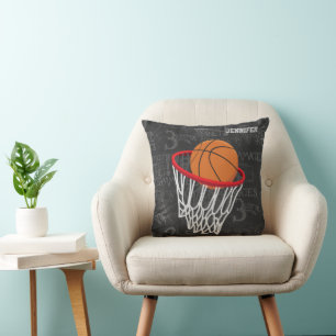 Svart tavlabasket och ring för personlig kudde