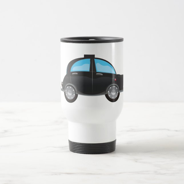 Svart taxi resemugg (Center)