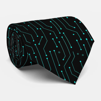 Svart Teal Geometrisk Mönster Slip Slips