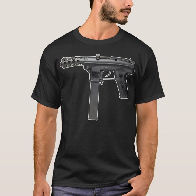 Svart TEC9 Tröja (Framsida)