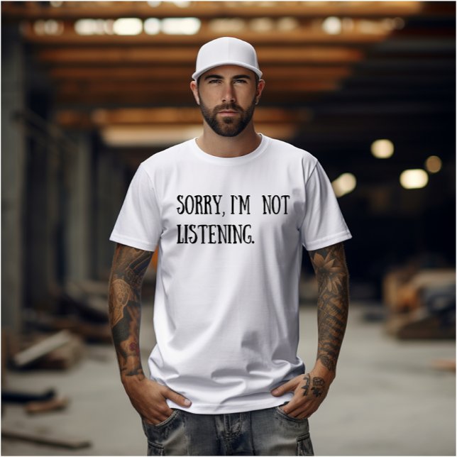 Svart teckensnitt för sarkastisk ord t shirt (Skapare uppladdad)