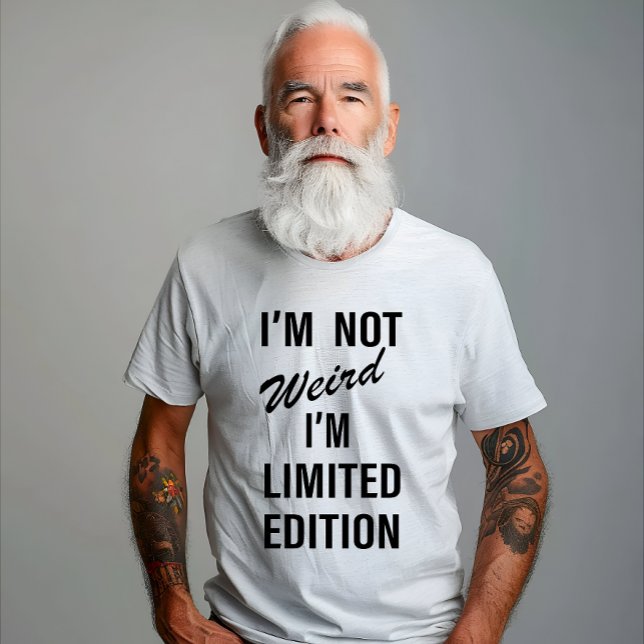Svart teckensnitt för sarkastisk ord t shirt (Skapare uppladdad)