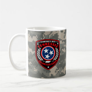 Svart Tennessee Volunteer Corps kaffekopp