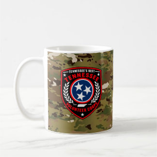 Svart Tennessee Volunteer Corps kaffekopp