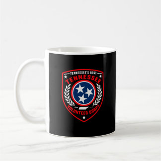 Svart Tennessee Volunteer Corps kaffekopp