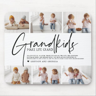Svart text Barnbarn Make Life Grand Photo Musmatta
