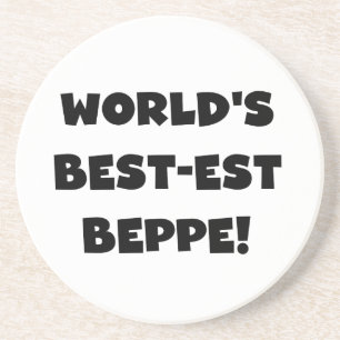 Svart text, bästa Beppe T-shirts och gåvor Underlägg Sandsten