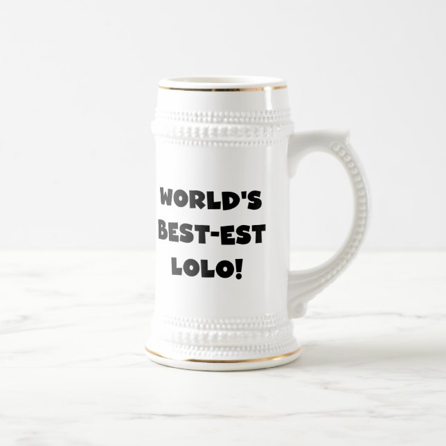 Svart text, bästa Lolo T-shirts och presenter Sejdel (Höger)