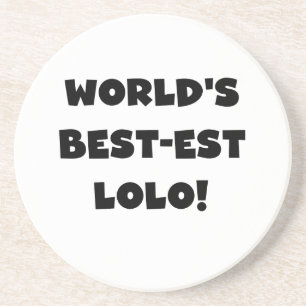 Svart text, bästa Lolo T-shirts och presenter Underlägg