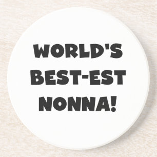 Svart text, bästa nonna T-shirts och presenter Underlägg