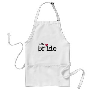 Svart text de brudtshirtsna och gåvorna förkläde