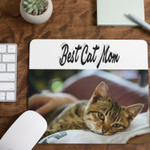 Svart text för bästa Kat Mamma-foto