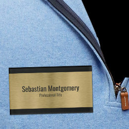 Svart text för Faux Metallic Professionell Brushed