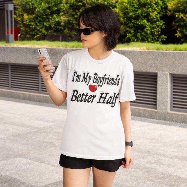 Svart text i Boykompis T Shirt (Skapare uppladdad)