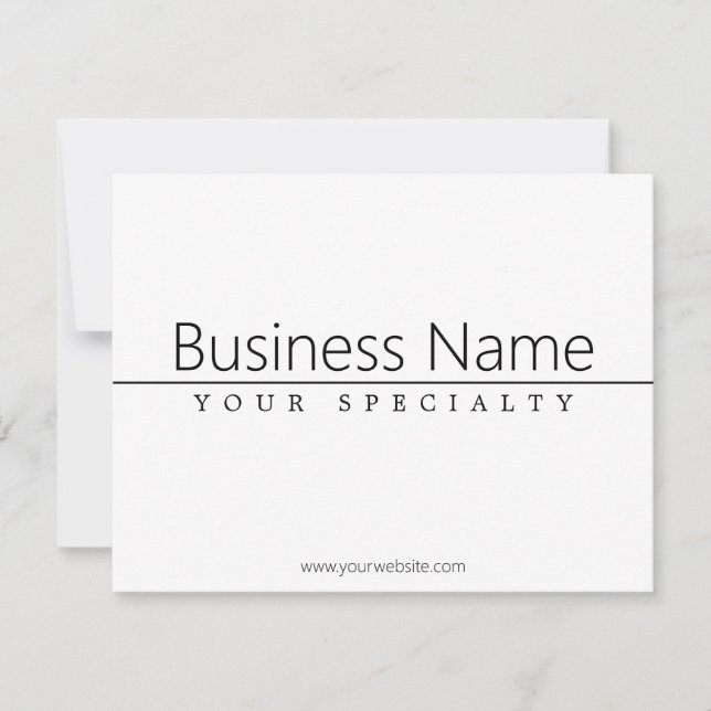 Svart text i enkel klass på vit (Framsida)