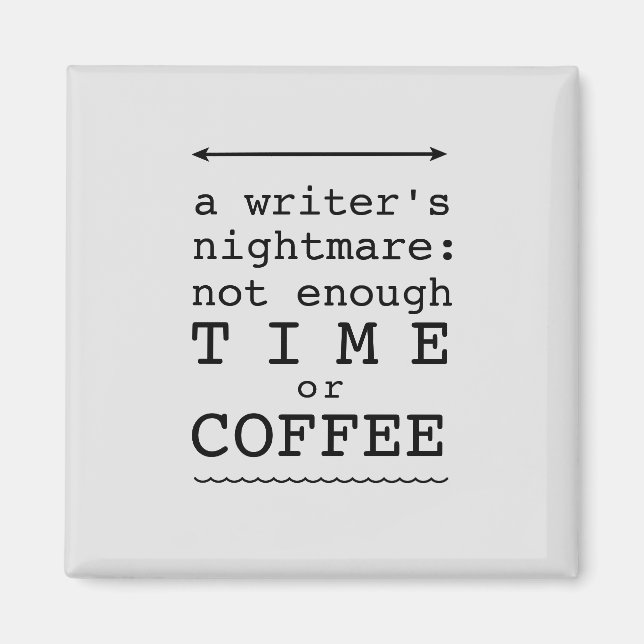 Svart text i Nightmare-skriften Magnet (Framsidan)