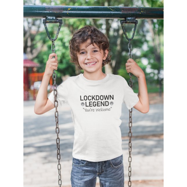 Svart text låst förklaring Du är välkommen T Shirt (Skapare uppladdad)