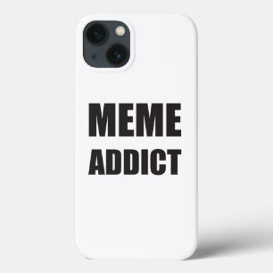 Svart textdesign för "Meme Addict"
