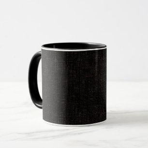 Svart texturerad solid färg mugg