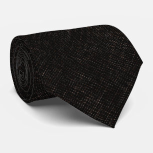 Svart texturerad solid färg slips