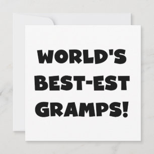 Svart textvärldens bästa Gramps-gåvor