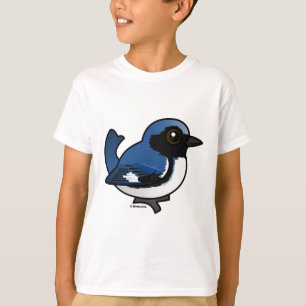 Svart-throated blåttsångare tee