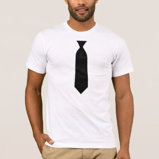 Svart Tie Tee Shirt