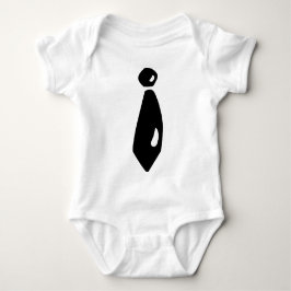 Svart Tie Tee Shirt