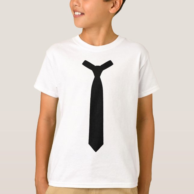 Svart tiekostym tee (Framsida)