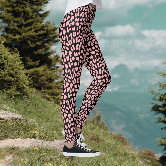 Svart tiger-utskrift leggings (Skapare uppladdad)