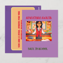 Svart till skolans standardvykort