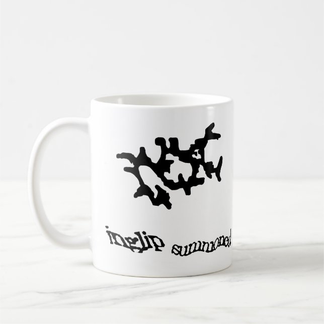 Svart tillkalla Weedalua Kaffemugg (Vänster)