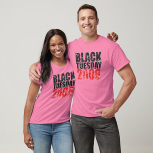 Svart tisdag 2008 tee shirt