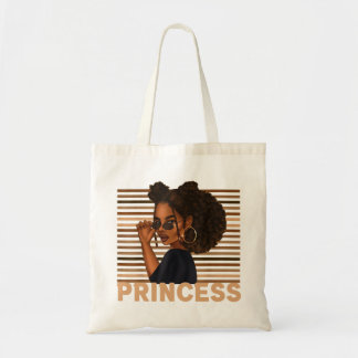 Svart tjej magi Afroamerikansk Melanin Prinsessa Tygkasse