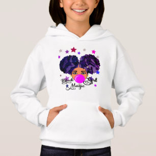 Svart tjej Magiskt bubbelvinter T Shirt