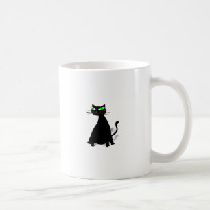 Svart Tjock med Grönt Öga Kaffemugg
