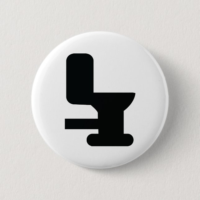 svart toalettsymbol knapp (Framsida)