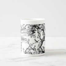Svart toaletttryck specialmugg