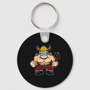 Svart tokiga Viking Nyckelring