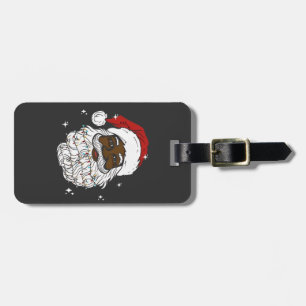 Svart tomte jul Svart historia Xmas Bagagebricka