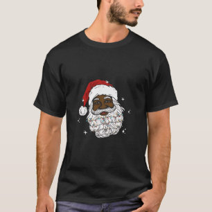Svart tomte jul Svart historia Xmas T Shirt