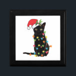 Svart tomte-klämman i Ljus Minnesask<br><div class="desc">Svart tomte-klämman i Ljus</div>