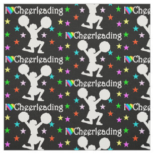 SVART TOPPEN STAR CHEERLEADA FABRIC TYG