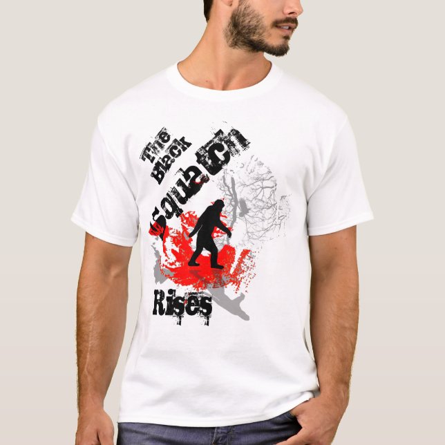 Svart torgrafik t shirt (Framsida)