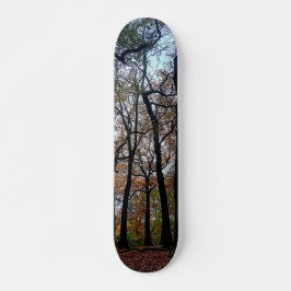 Svart träd, i skogen mini skateboard bräda 18,5 cm